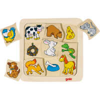 Goki Legespiel Wer frisst was? 56880 2+ Holz
