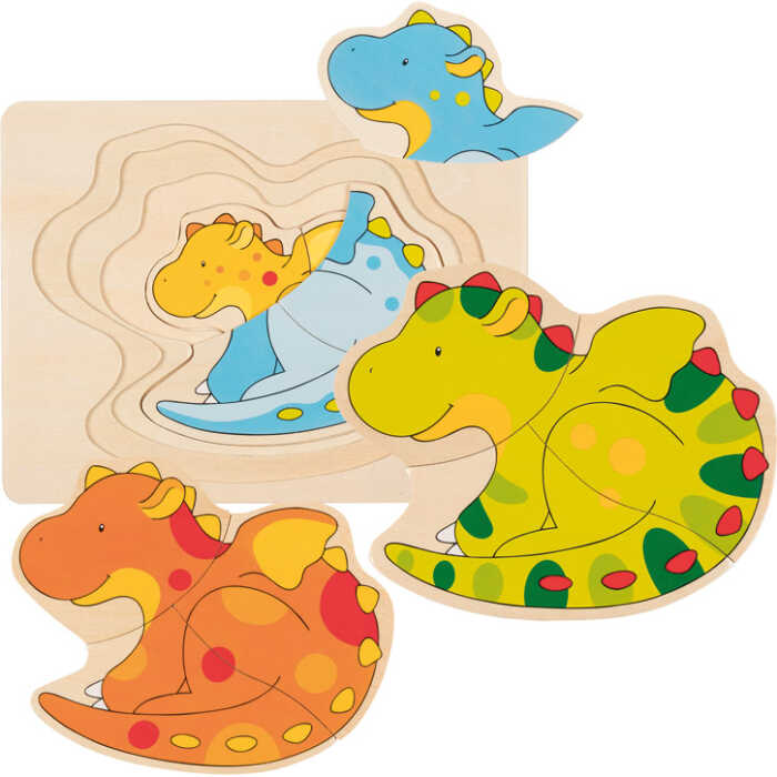 Goki Schichtenpuzzle Drache 57688 2+ Holz
