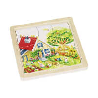 Goki Schichtenpuzzle Jahreszeiten 57684 3+ Holz