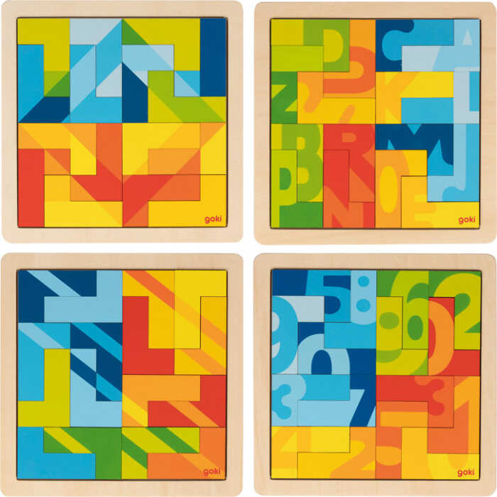 Goki Einlegepuzzle L, 1 Stück,  3+ Holz