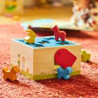 Goki Sort box Bauernhoftiere 58665 1+ Holz