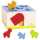 Goki Sort box Bauernhoftiere 58665 1+ Holz