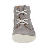 Filii-Barefoot Schnürer 21 Bio stone/Velours  Mittel