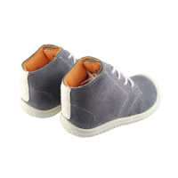 Filii-Barefoot Schnürer 21 Bio stone/Velours  Mittel