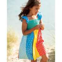 Frugi Kiki Hotchpotch Kleid  Rainbow Hotchpotch