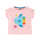 Frugi Sophia Slub T-Shirt  Soft Pink/Fish