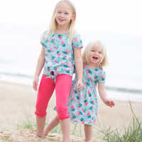 Kite Rüschen-Leggings pink (GOTS) Multi
