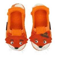Nanga Fox Slipper orange Kinder Hausschuh Schurwolle