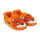 Nanga Fox Slipper orange Kinder Hausschuh Schurwolle