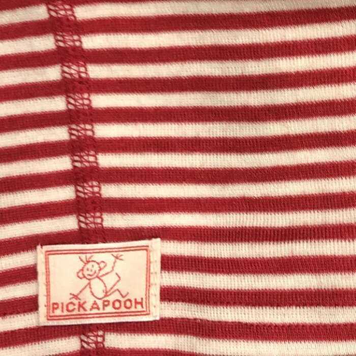 Pickapooh Gr.44 Radler 70% Wolle/ 30% Seide rot/natur