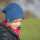 Pickapooh Gr.58 Beanie Mütze Rap Wolle kbT/Seide light ocean