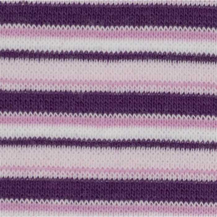 Pickapooh Gr.56 Schlupper BW-Strick kbA, Streifen pflaume-rosa-weiss