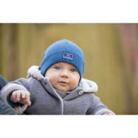 Pickapooh Gr.54 Schlupper 70%Wolle/ 30%Seide light ocean