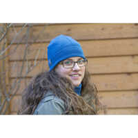 Pickapooh Gr.54 Schlupper 70%Wolle/ 30%Seide light ocean