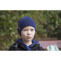 Pickapooh Gr.60 Schlupper 70%Wolle/ 30% Seide marine