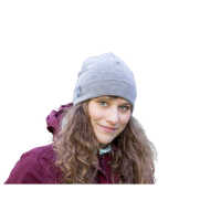 Pickapooh Gr.48 Schlupper 70% Wolle/30% Seide grau