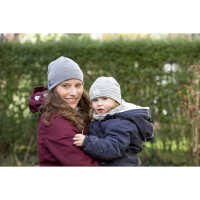 Pickapooh Gr.48 Schlupper 70% Wolle/30% Seide grau