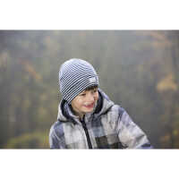 Pickapooh Gr.58 Schlupper 70% Wolle/30% Seide marine/natur