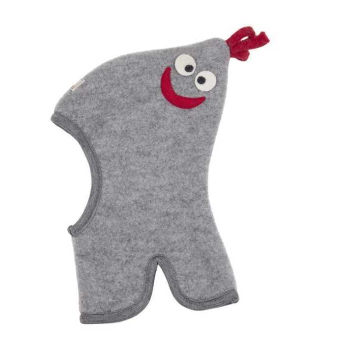 Pickapooh Gr.54 Max Wollfleece kbT grey Schlupfmütze