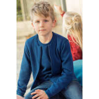 Disana Strick-Pullover 134/140 anthrazit 100% kbT Schurwolle