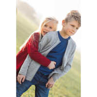Disana Strick-Pullover 134/140 anthrazit 100% kbT Schurwolle
