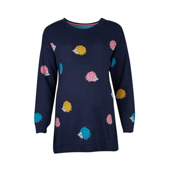 Frugi Boxy Loose Fit Rollkragenpullover Multistripe_AW20_2