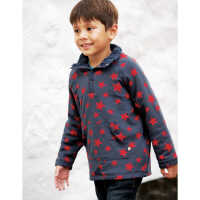 Frugi Kuschelplüsch Pullover Indigo Scattered Star_AW20