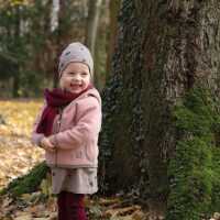 PurePure Mini-Beanie kaschmir-rose-anthra 100%...
