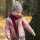 PurePure Mini-Beanie kaschmir-rose-anthra 100% Bio-Merinowolle kbT 100% Bio-BW kbA