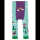 Frugi gemusterte Leggings Shore Blue/Dragons