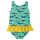 Frugi Badeanzug im Korallendesign Rainbow Whales_AW20