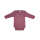 Cosilana Baby-Body 1/1 Arm 074/080 weinrot meliert  45% Baumwolle/35% Wolle/20%Seide