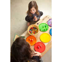Grapat 6 rainbow dishes 0+