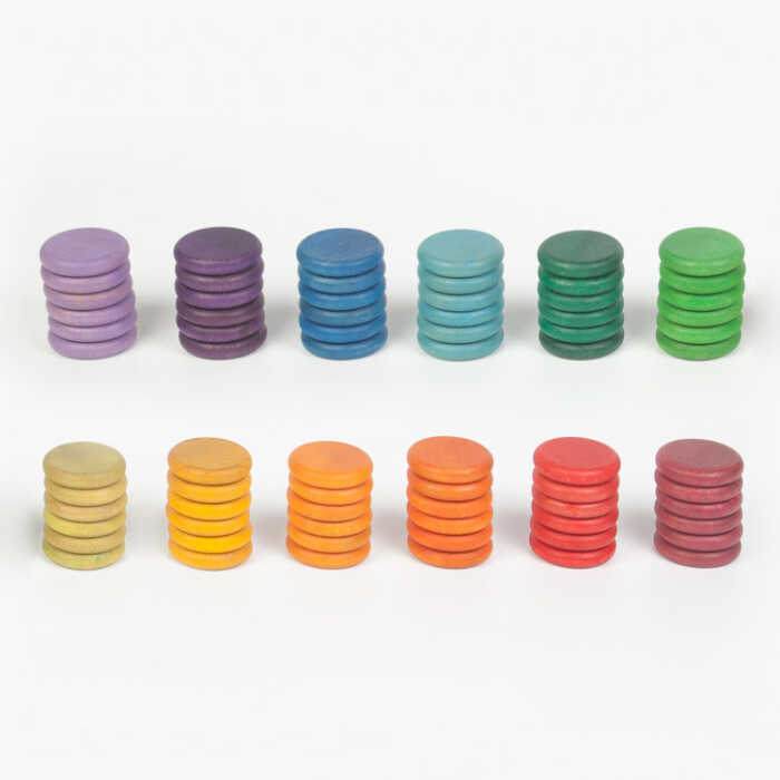 Grapat 72 x coins (12 colors) 1,5+ Spiel Gut