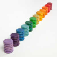 Grapat 72 x coins (12 colors) 1,5+ Spiel Gut