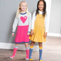 Kite Foxy Heart Socken 23-25 Navy Gestrickt GOTS