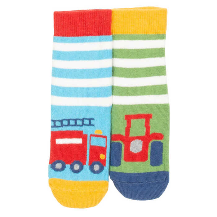 Kite Rescue Stoppersocken  Grün Gestrickt