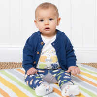 Kite My First Cardi Navyblau  Navy Gestrickt GOTS