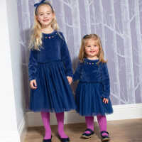 Kite Velvety Fairy Kleid  Navy Gewebt/Gestrickt