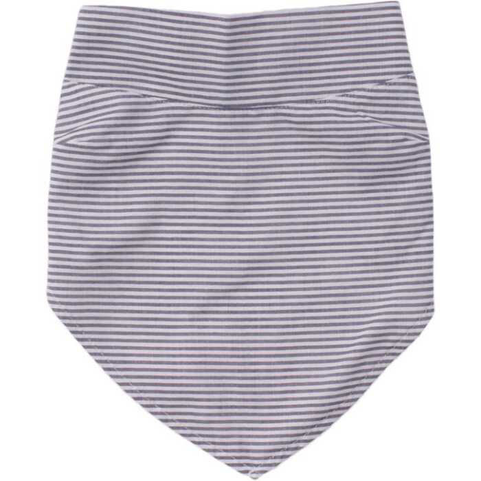 Müsli Bandana Baby White/blue stripe CO/100