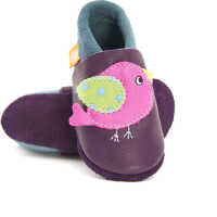 Orangenkinder Birdie der Vogel Bio Nappaleder