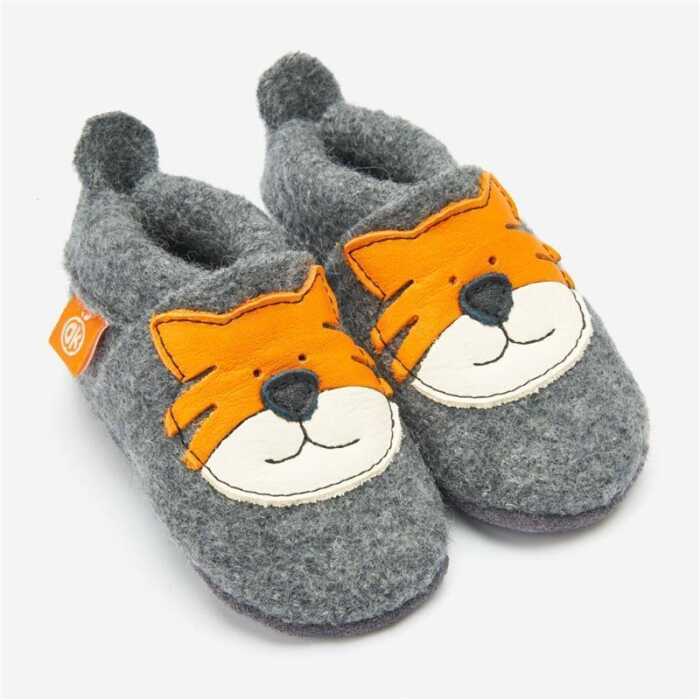 Orangenkinder Wolli Tiger 100% Wollwalk