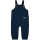 Loud+Proud Latzhose in feiner Waffelstruktur Ultramarin 100% Baumwolle (kbA)