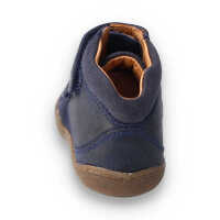 BLifestyle RACCOON 28 marine weit Bioleder gewachst/Textil oilskin Barfußschuh