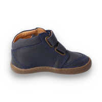 BLifestyle RACCOON 28 marine weit Bioleder gewachst/Textil oilskin Barfußschuh