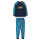 Frugi Jamie Jim Jams Schlafanzug Indigo/Leopard