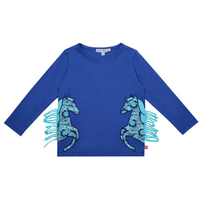 Enfant Terrible Shirt mit Pferden royal