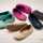 Pololo Barefoot Ballerina Indoor Pink, Grün, Blau Ledersohle