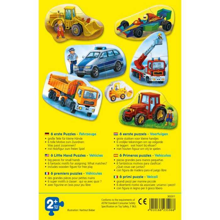 Haba 6 erste Puzzles - Fahrzeuge