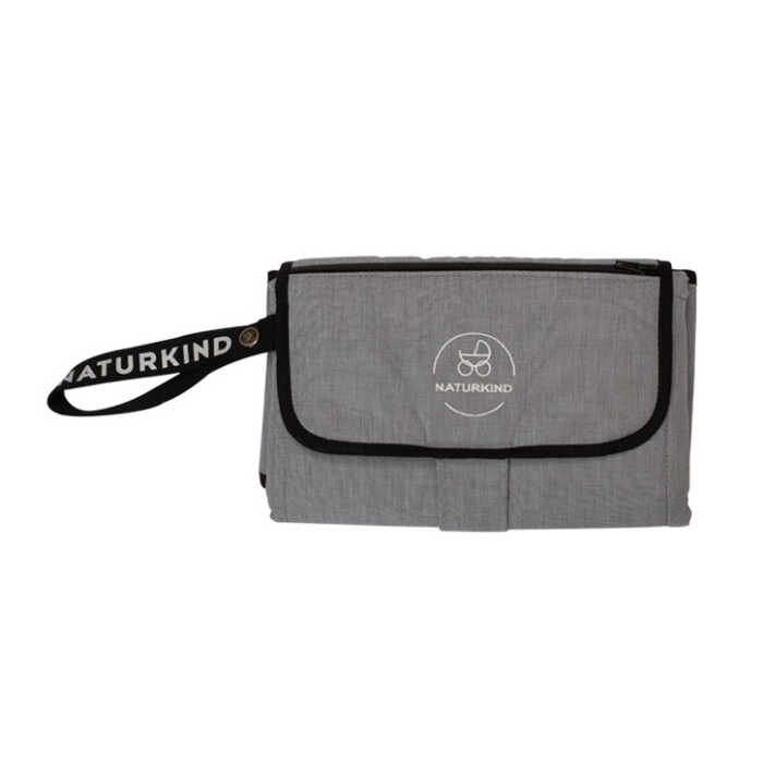 Naturkind Wickelclutch, grau-meliert